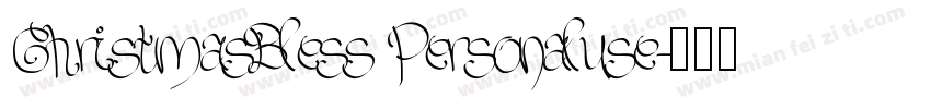 ChristmasBless Personaluse字体转换